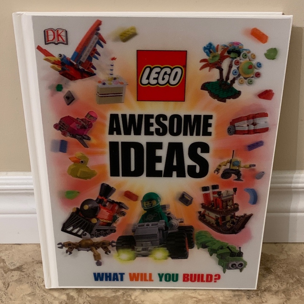 LEGO Awesome Ideas Book with Colorful Creations hardcover. Like new